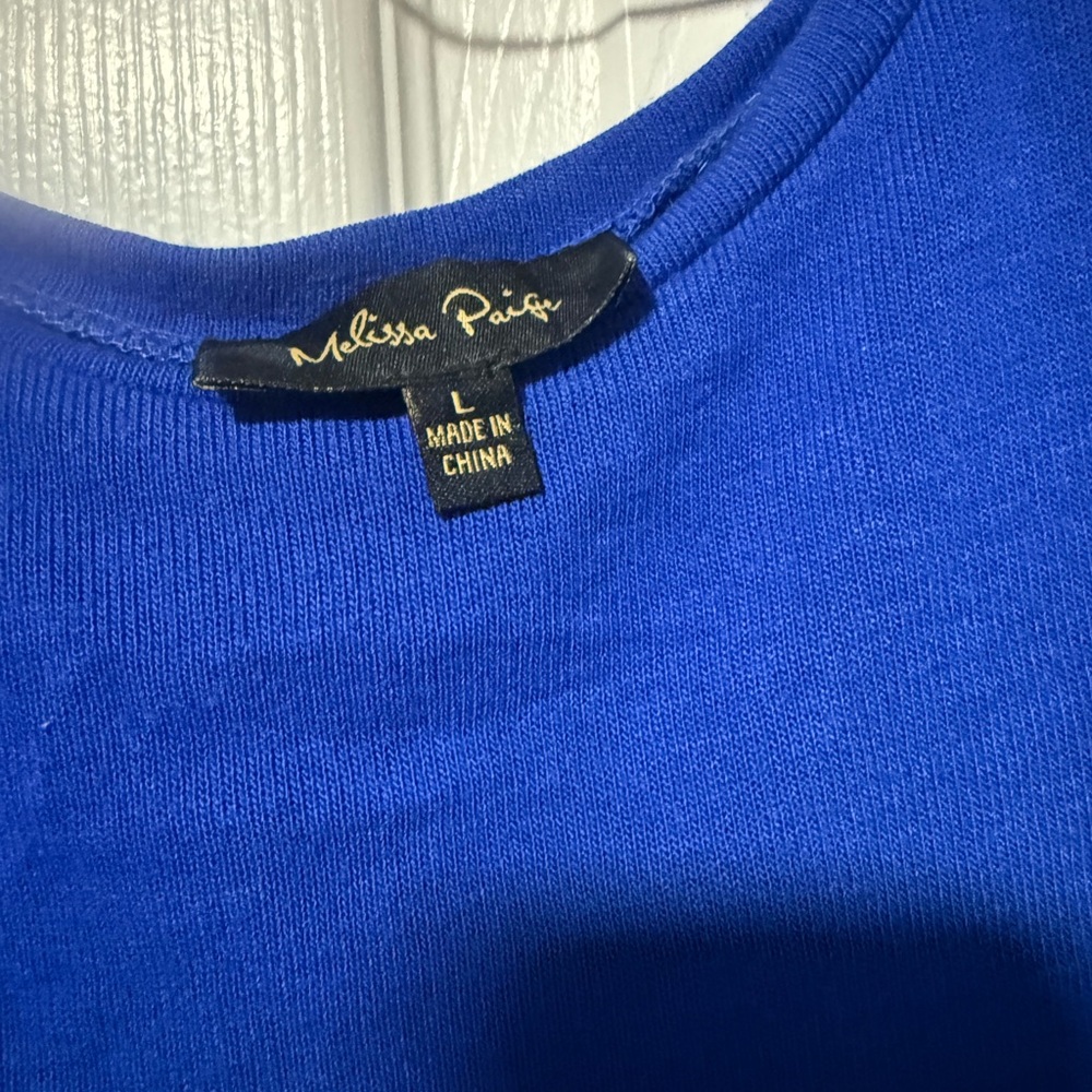 Melissa Paige Royal Blue Knit Top
